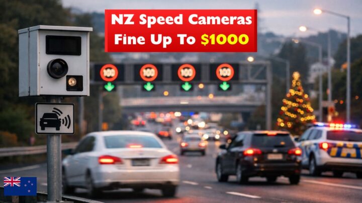 New Speed Camera Rules in New Zealand: Automatic Fines Up to $1,000 Issued Without Police Stops