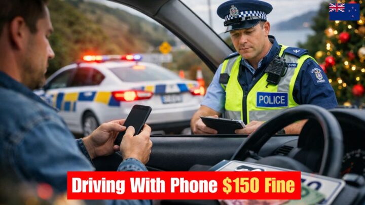 Using a Mobile Phone While Driving in New Zealand: $150 Fine and 20 Demerit Points Rule Explained